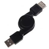 CABO EXTENSOR USB RETRATIL